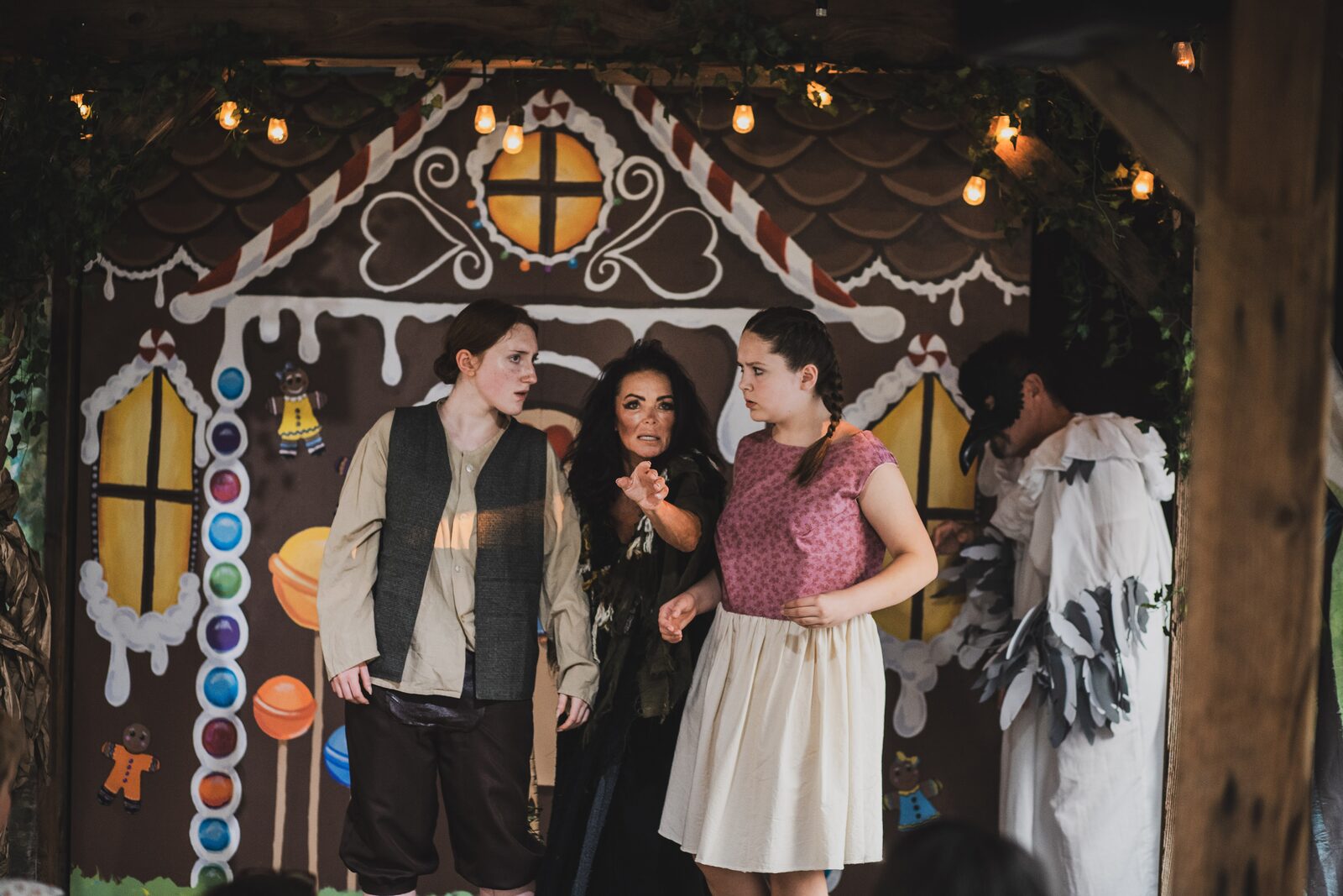Everleigh Brouse as Hansel in Hansel & Gretel at Kilby Historic Site